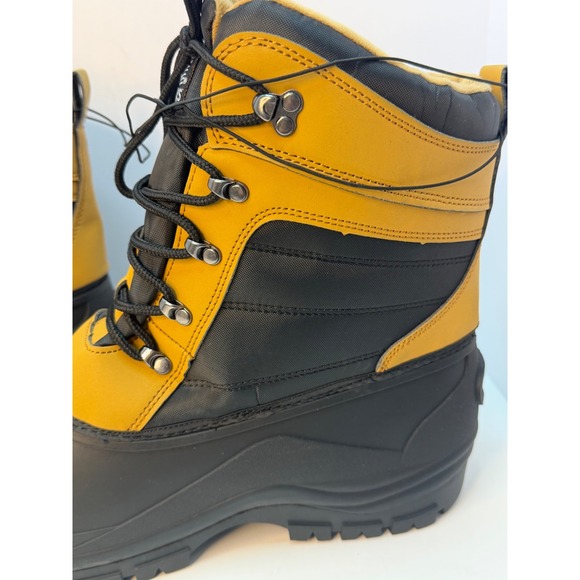 AKADEMIKS MEN'S SNOW BOOTS Wheat Color Size 12 NWT - Picture 6 of 8